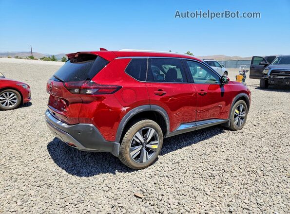 5N1BT3CB7PC687075 2023 NISSAN ROGUE Maroon უკანა მარჯვენა