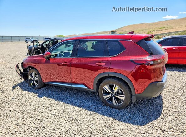 5N1BT3CB7PC687075 2023 NISSAN ROGUE Maroon უკანა მარცხენა