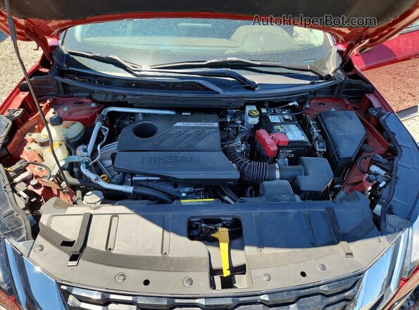 5N1BT3CB7PC687075 2023 NISSAN ROGUE Maroon ძრავის განყოფილების ხედი