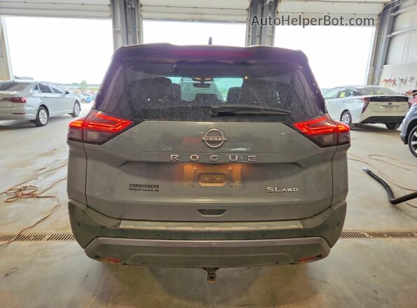 5N1BT3CB7PC749624 2023 NISSAN ROGUE Gray უკანა ხედი