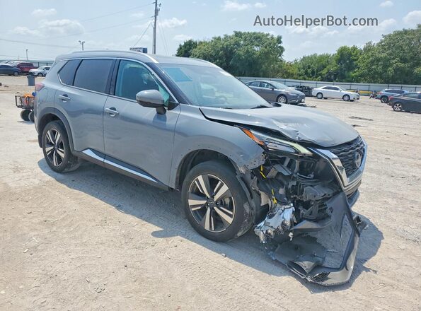 5N1BT3CB8PC793812 2023 NISSAN ROGUE Gray Przód prawy