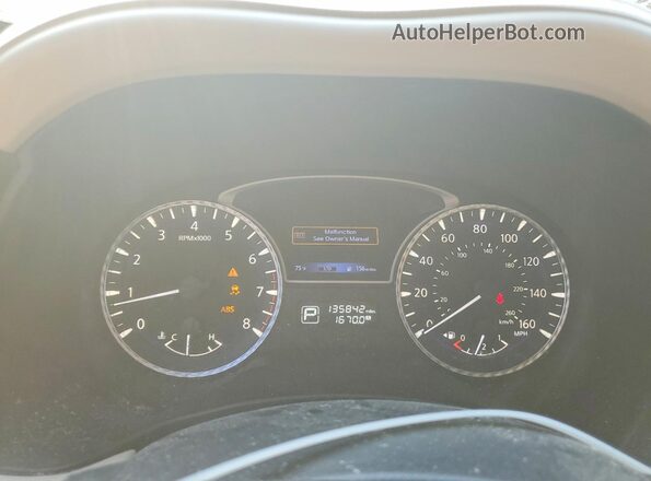 5N1DL0MM0HC506584 2017 INFINITI QX60 White Widok zestawu wskaźników