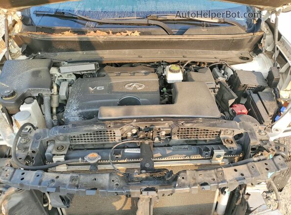 5N1DL0MM0HC506584 2017 INFINITI QX60 White Widok komory silnika