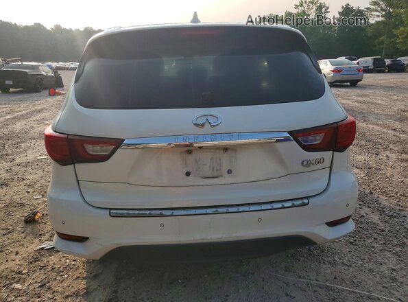 5N1DL0MM0HC506584 2017 INFINITI QX60 White Widok z tyłu