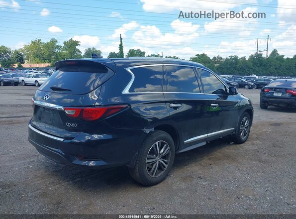 5N1DL0MM0HC515270 2017 INFINITI QX60 Black Հետևի աջ