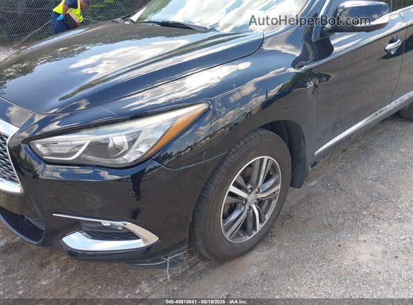 5N1DL0MM0HC515270 2017 INFINITI QX60 Black Դիմացի տեսք