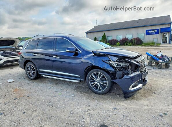 5N1DL0MM0HC554974 2017 INFINITI QX60 Blue Delantero derecho