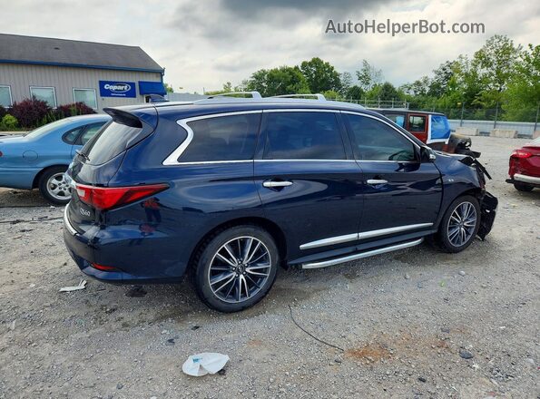 5N1DL0MM0HC554974 2017 INFINITI QX60 Blue Trasero derecho