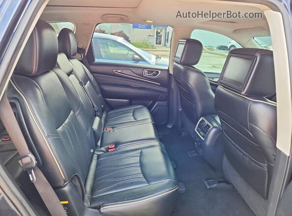 5N1DL0MM0HC554974 2017 INFINITI QX60 Blue Vista interior trasera