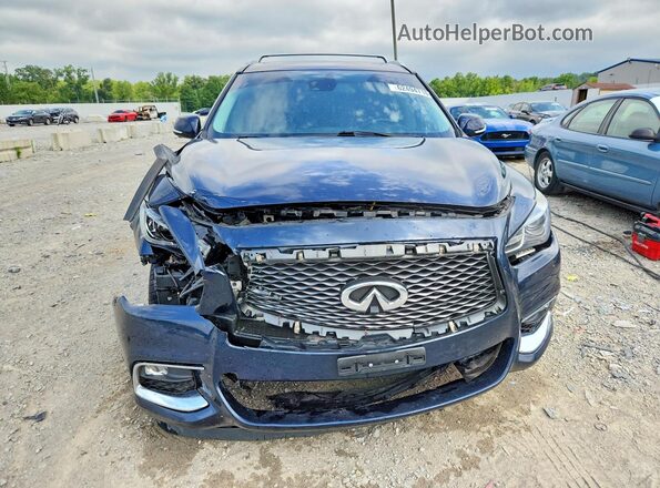 5N1DL0MM0HC554974 2017 INFINITI QX60 Blue Vista frontal