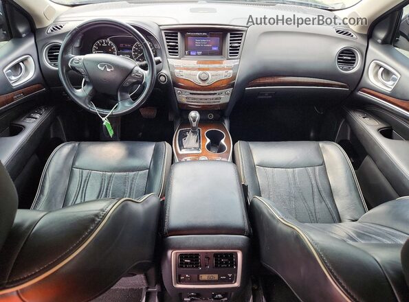5N1DL0MM0HC554974 2017 INFINITI QX60 Blue Vista del salpicadero