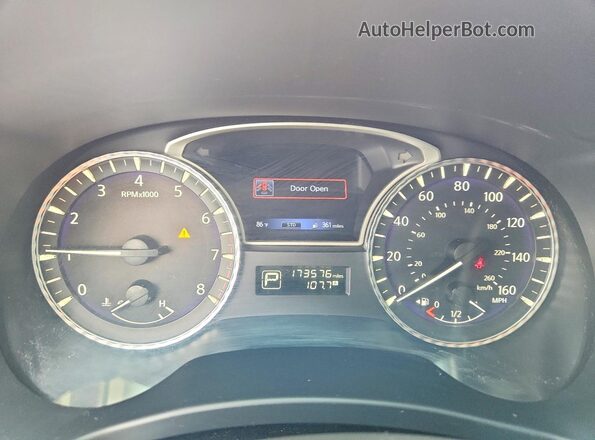 5N1DL0MM0HC554974 2017 INFINITI QX60 Blue Vista del cuadro de instrumentos