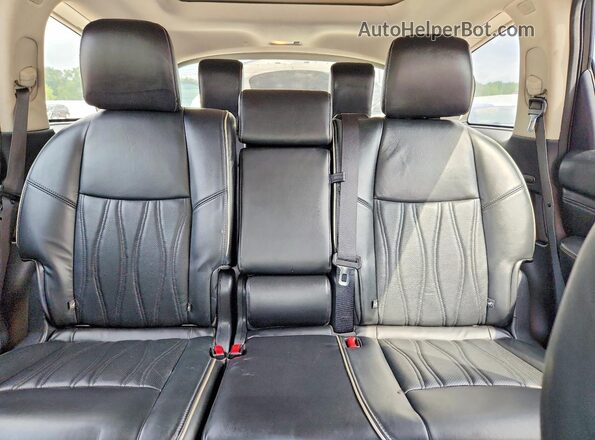 5N1DL0MM0HC554974 2017 INFINITI QX60 Blue Vista de los asientos traseros