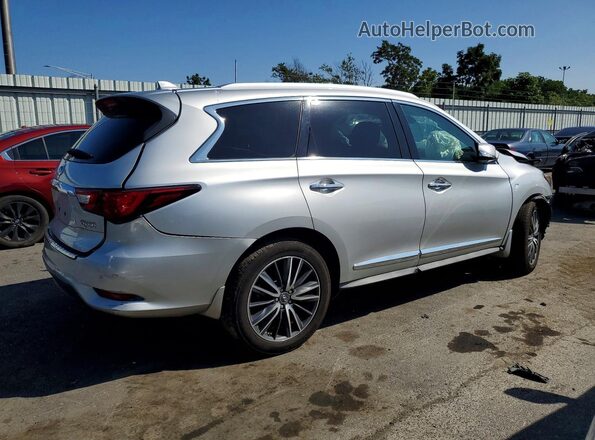 5N1DL0MM0JC513265 2018 INFINITI QX60 Silver Հետևի աջ