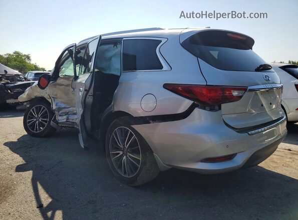 5N1DL0MM0JC513265 2018 INFINITI QX60 Silver Հետևի ձախ