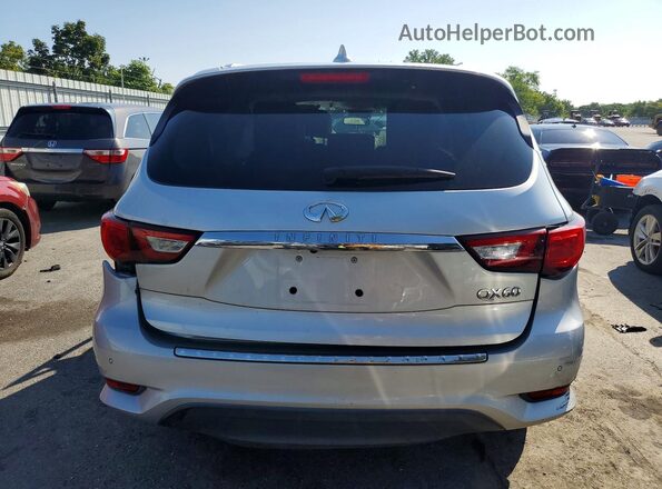 5N1DL0MM0JC513265 2018 INFINITI QX60 Silver Հետևի տեսք