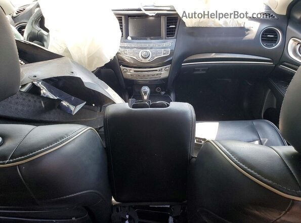 5N1DL0MM0JC513265 2018 INFINITI QX60 Silver Առջևի վահանակի տեսք