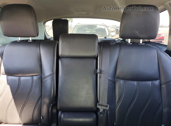 5N1DL0MM0JC515825 2018 INFINITI QX60 White Vista de los asientos traseros