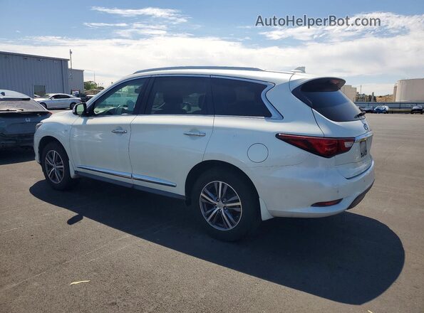 5N1DL0MM0JC515825 2018 INFINITI QX60 White Trasero izquierdo