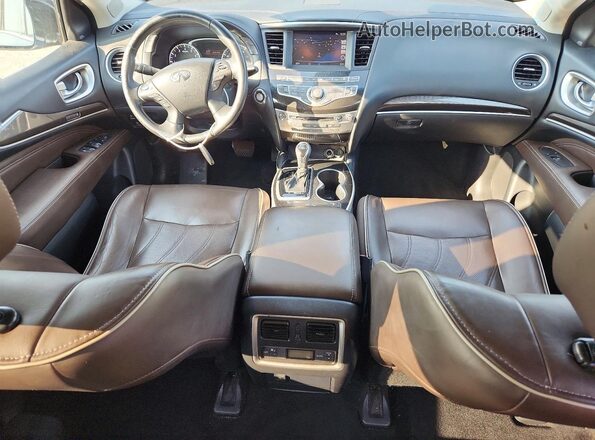 5N1DL0MM0KC500579 2019 INFINITI QX60 Blue Vista del salpicadero