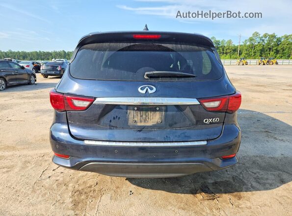 5N1DL0MM0KC500579 2019 INFINITI QX60 Blue Vista trasera