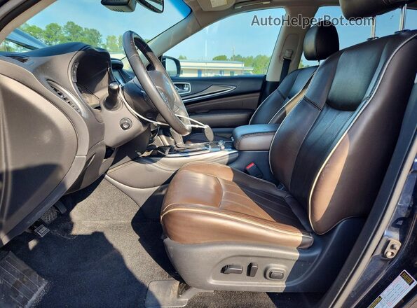 5N1DL0MM0KC500579 2019 INFINITI QX60 Blue Vista interior delantera