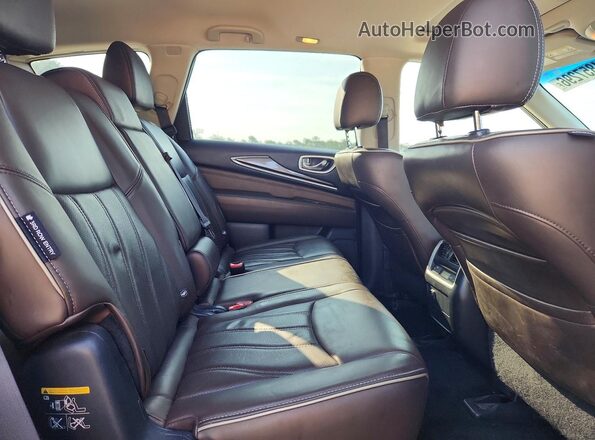 5N1DL0MM0KC500579 2019 INFINITI QX60 Blue Vista interior trasera