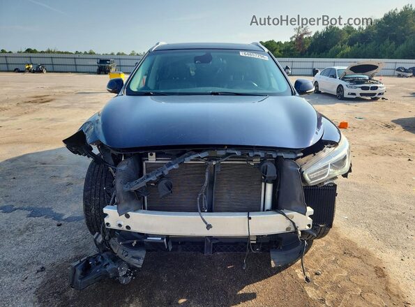 5N1DL0MM0KC500579 2019 INFINITI QX60 Blue Vista frontal
