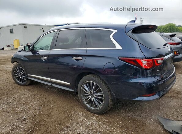 5N1DL0MM0KC522775 2019 INFINITI QX60 Blue Հետևի ձախ