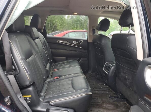 5N1DL0MM0KC522775 2019 INFINITI QX60 Blue Հետևի նստատեղերի տեսք