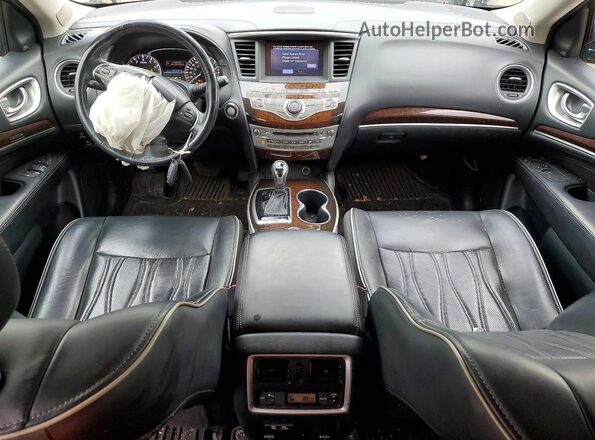 5N1DL0MM0KC522775 2019 INFINITI QX60 Blue Առջևի վահանակի տեսք