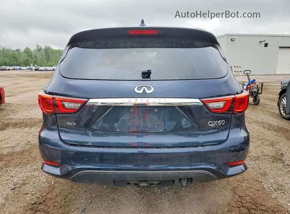5N1DL0MM0KC522775 2019 INFINITI QX60 Blue Հետևի տեսք