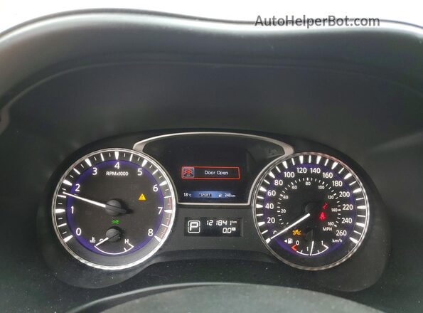 5N1DL0MM0KC522775 2019 INFINITI QX60 Blue Սարքավորումների վահանակի տեսք