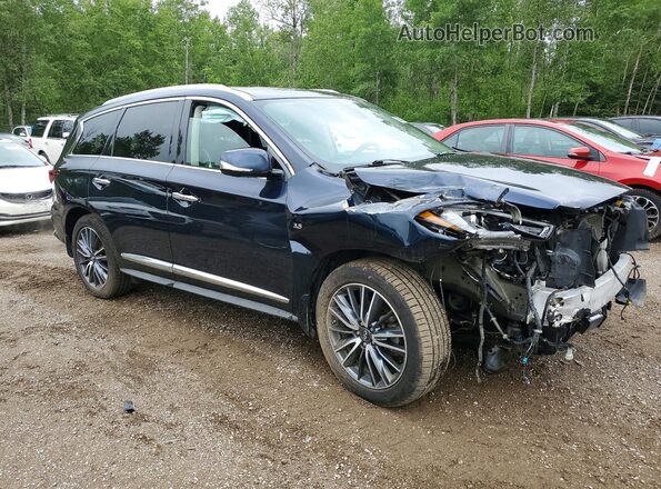 5N1DL0MM0KC522775 2019 INFINITI QX60 Blue Առջևի աջ
