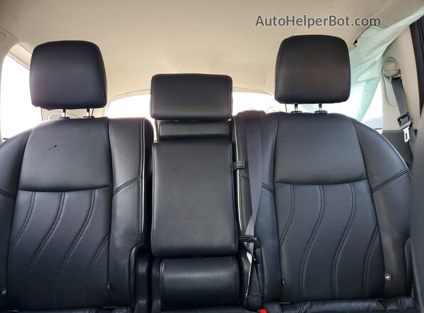 5N1DL0MM0LC505413 2020 INFINITI QX60 Blue Вид задніх сидінь