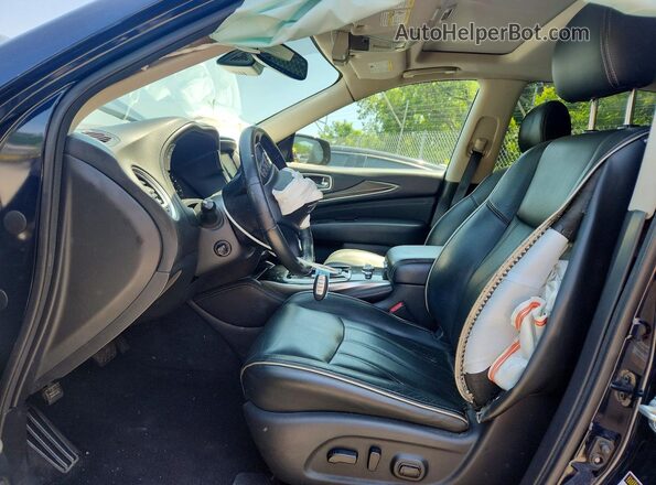 5N1DL0MM0LC505413 2020 INFINITI QX60 Blue Вид салону спереду