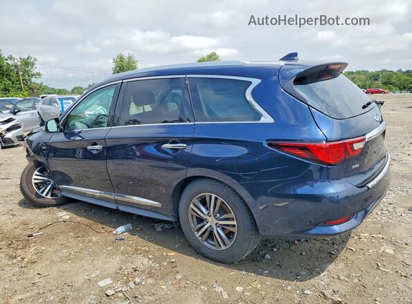 5N1DL0MM0LC505413 2020 INFINITI QX60 Blue Задня ліва чверть