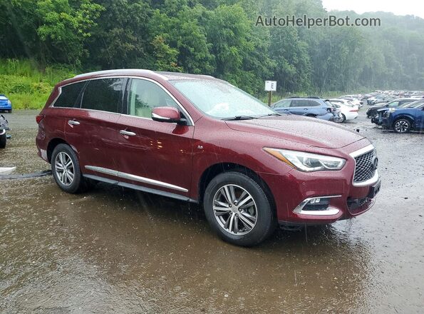 5N1DL0MM0LC512006 2020 INFINITI QX60 Burgundy Առջևի աջ
