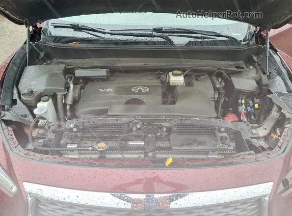5N1DL0MM0LC512006 2020 INFINITI QX60 Burgundy Շարժիչի բաժամունքի տեսք