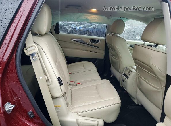 5N1DL0MM0LC512006 2020 INFINITI QX60 Burgundy Սալոնի հետևի տեսք