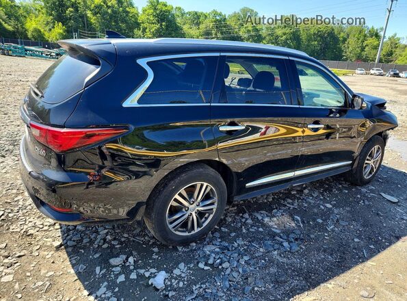 5N1DL0MM0LC519800 2020 INFINITI QX60 Black Rear right
