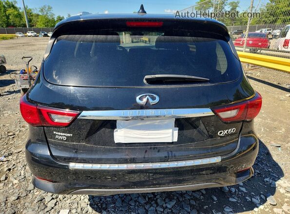5N1DL0MM0LC519800 2020 INFINITI QX60 Black Rear view