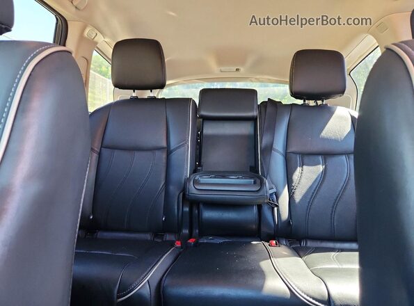 5N1DL0MM0LC519800 2020 INFINITI QX60 Black Rear seats view
