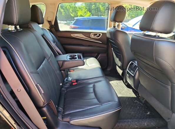 5N1DL0MM0LC519800 2020 INFINITI QX60 Black Rear interior view
