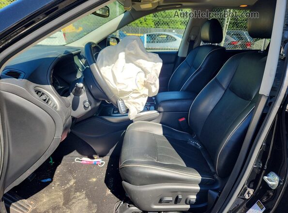 5N1DL0MM0LC519800 2020 INFINITI QX60 Black Front interior view