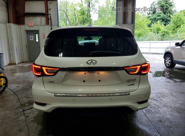 5N1DL0MM0LC524267 2020 INFINITI QX60 White უკანა ხედი