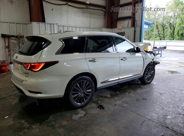 5N1DL0MM0LC524267 2020 INFINITI QX60 White უკანა მარჯვენა