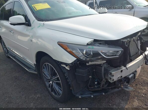 5N1DL0MM1HC505394 2017 INFINITI QX60 White Vista frontal