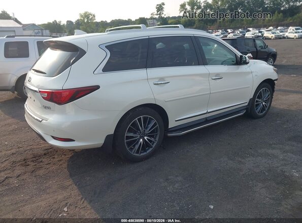 5N1DL0MM1HC505394 2017 INFINITI QX60 White Trasero derecho