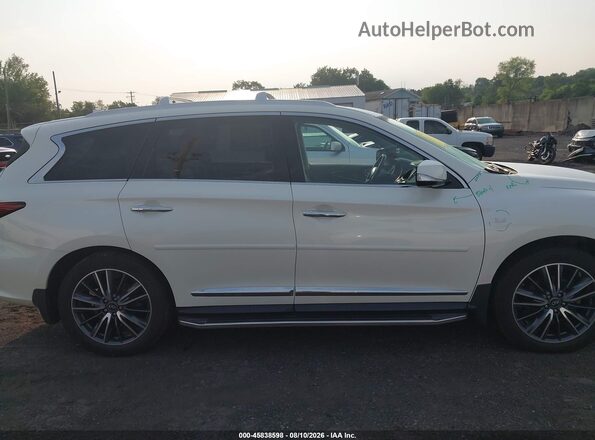 5N1DL0MM1HC505394 2017 INFINITI QX60 White Vista interior trasera